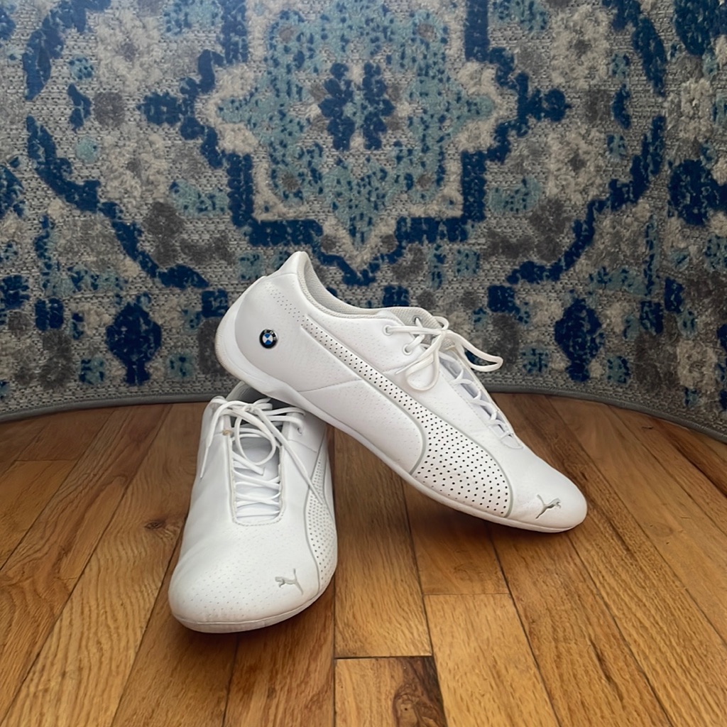Puma Bmw Mms Future Cat Ultra Size 12 White Athletic Shoes